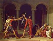 Jacques-Louis David Oath of the Horatii oil painting artist